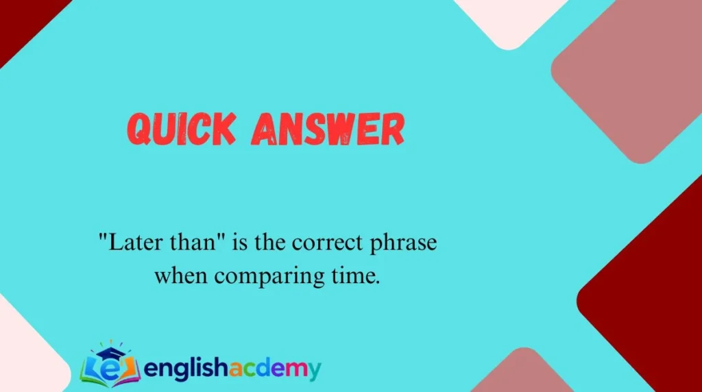 Quick Answer