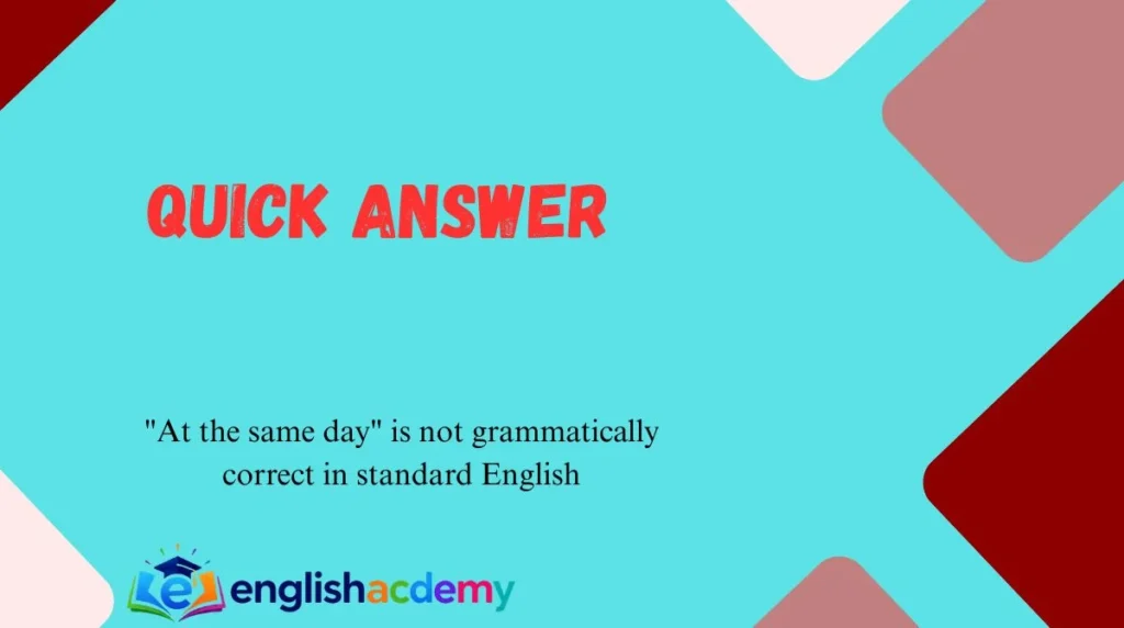Quick Answer