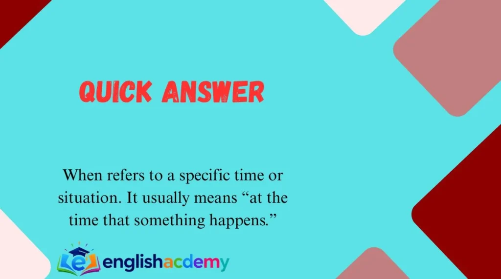 Quick Answer