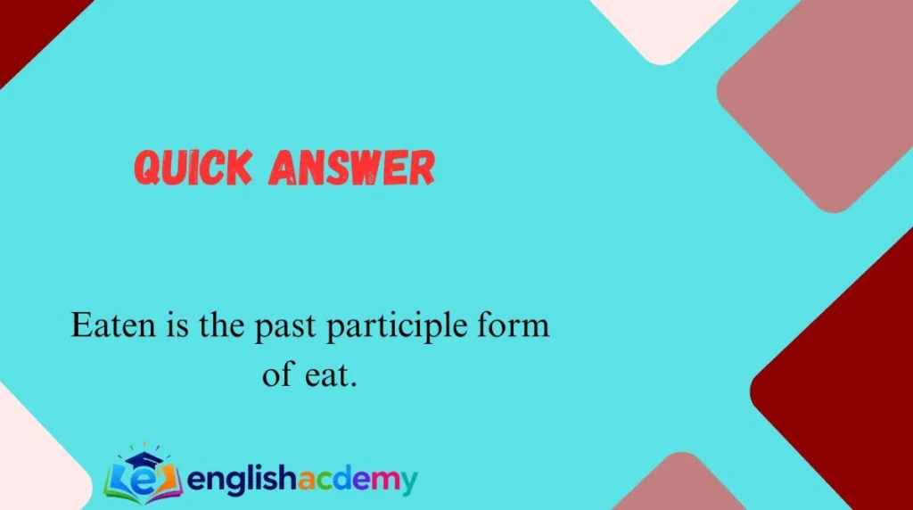 Quick Answer