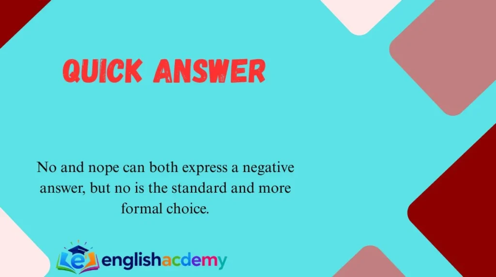 Quick Answer