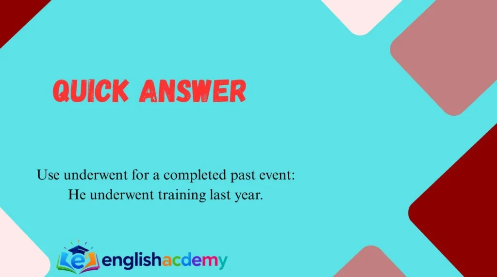 Quick Answer