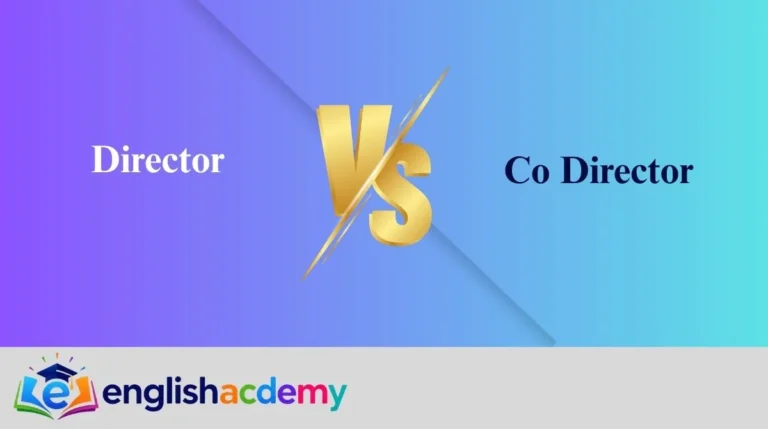 Director vs Co Director