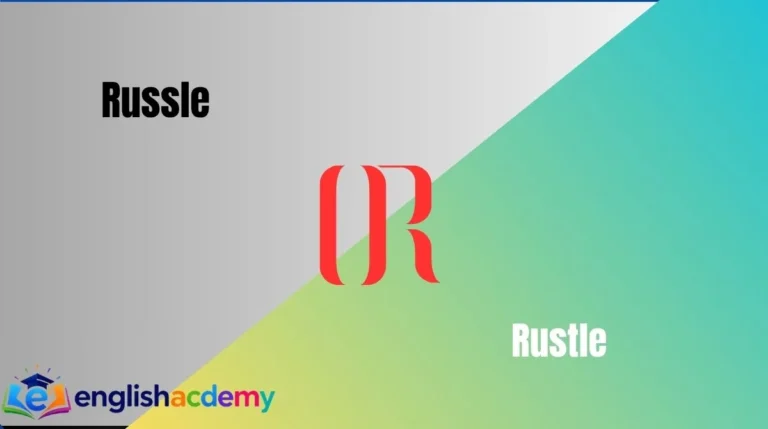 Russle or Rustle
