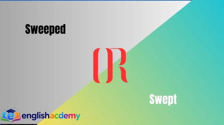 Sweeped or Swept
